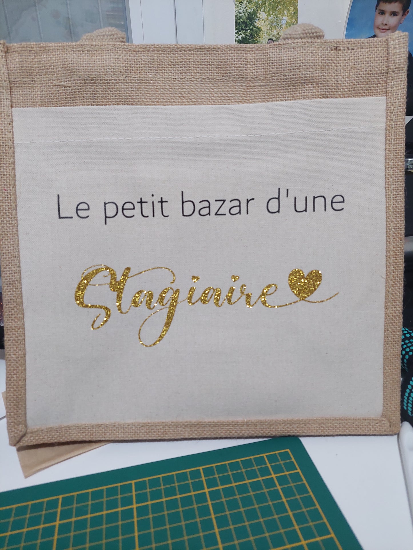 Sac en toile de jute Moyen