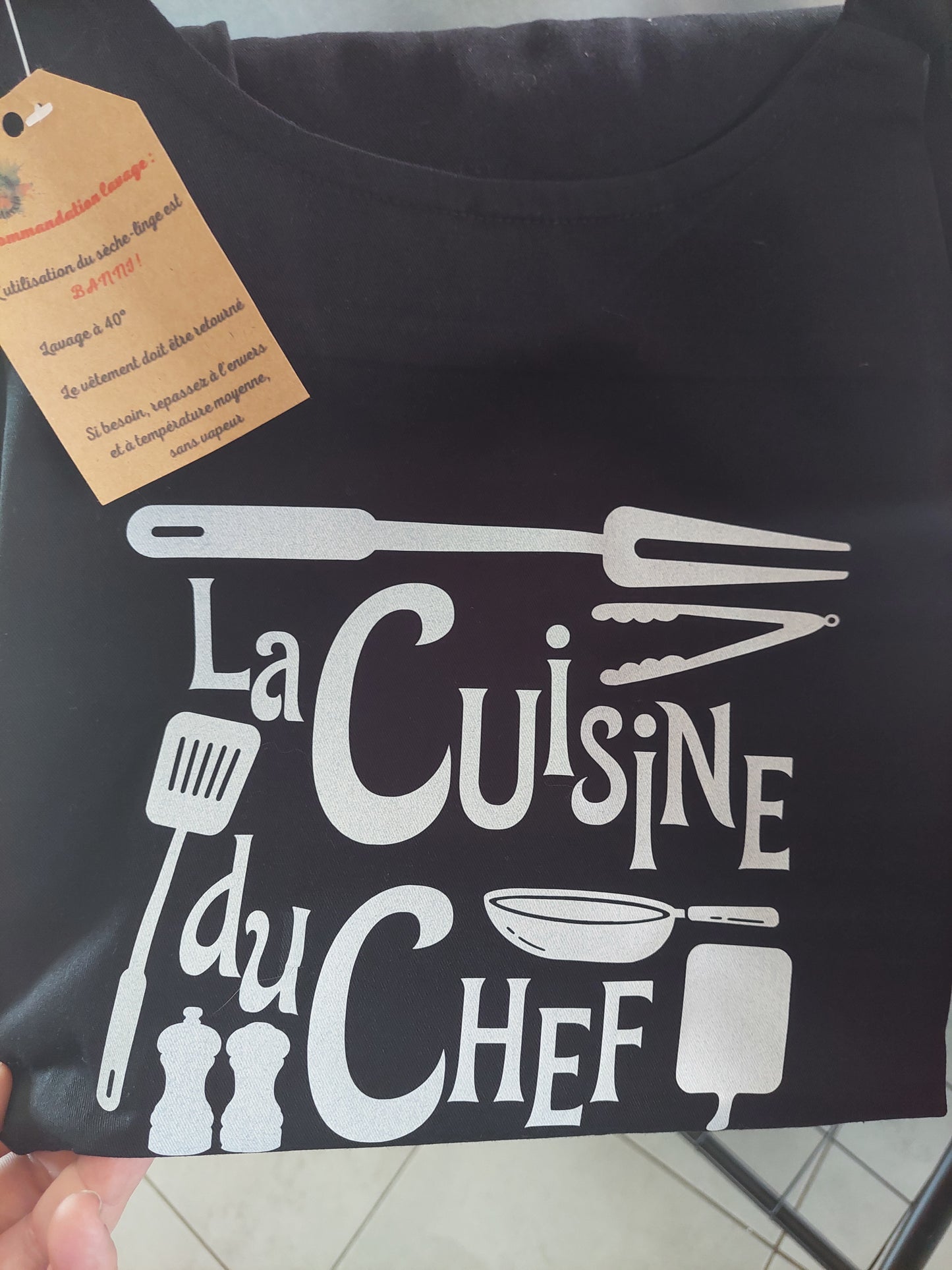 Tablier avec poche