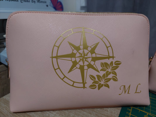 Grande trousse en simili cuir