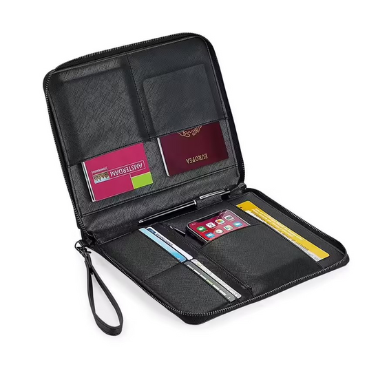 Organiser de voyage en simili cuir